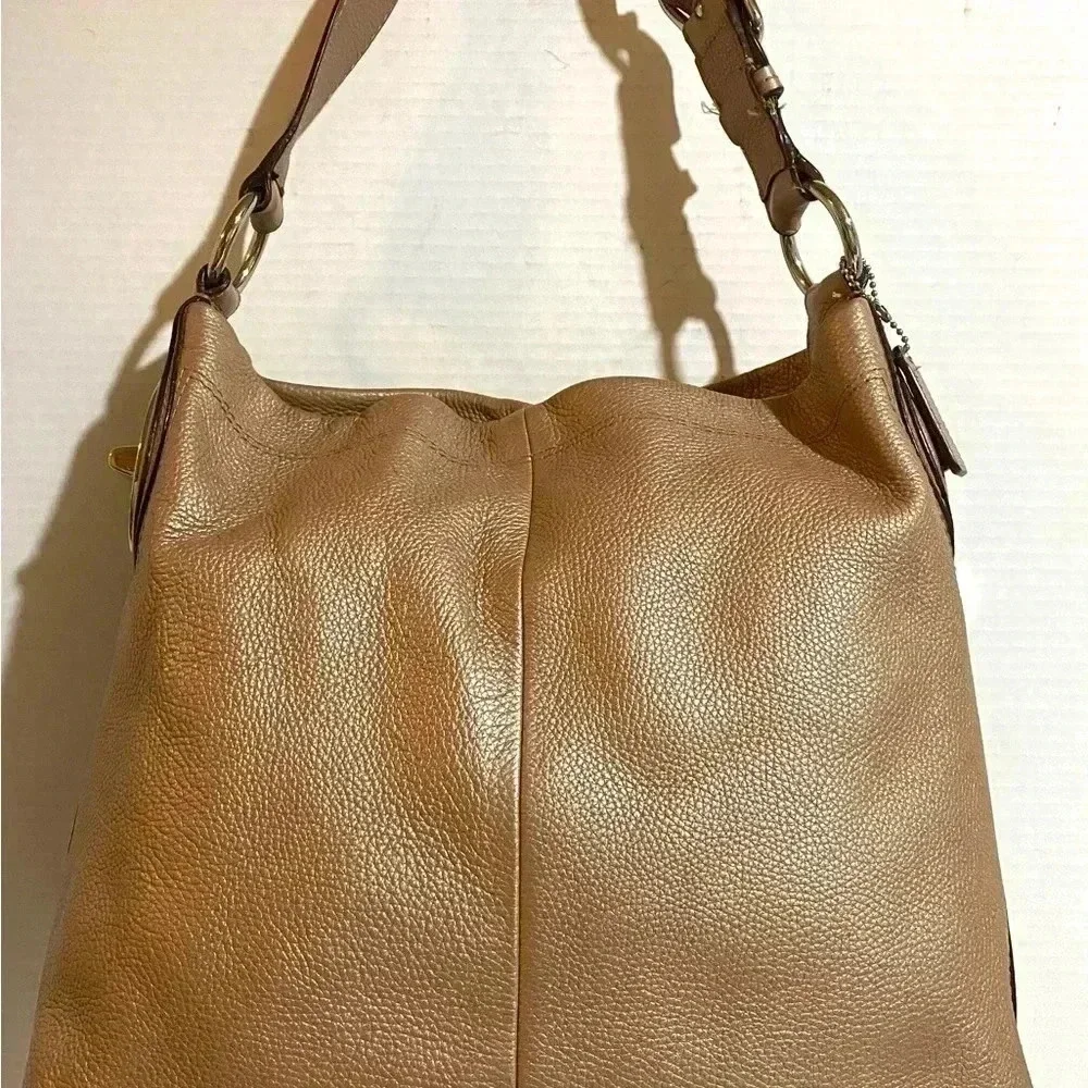Coach metallic pink